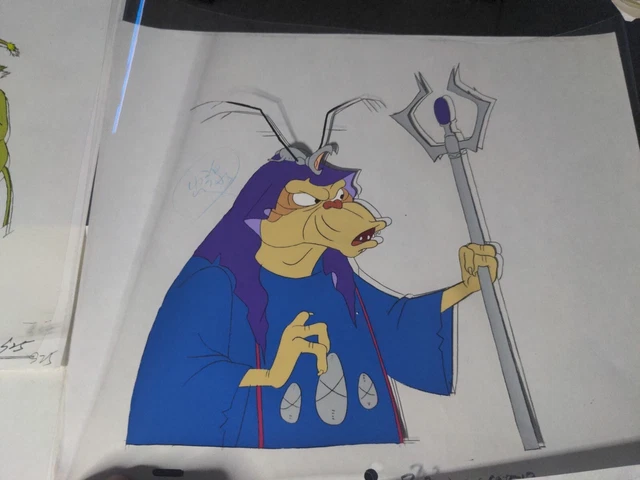 EWOKS animation cels BACKGROUND production art  Star Wars Action Figures  I8 2