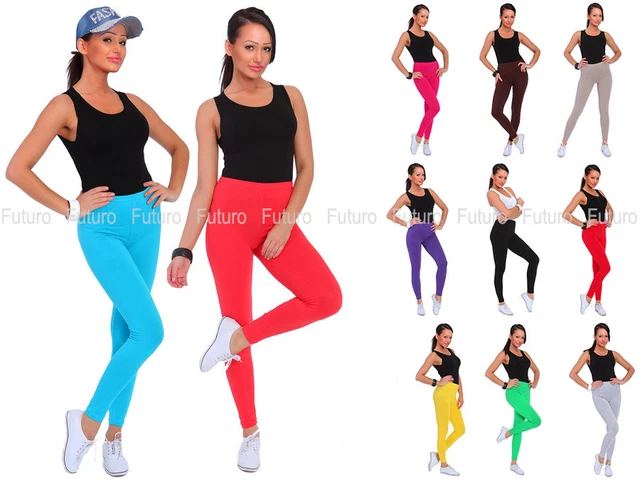cotone intera lunghezza classico Leggings in tutti i colori e taglie MASSIMA