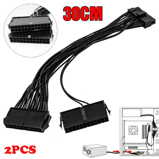 POWER SUPPLY PSU 24 pin ATX Mainboard Motherboard Adapter Connector