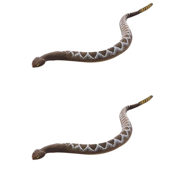 2x Serpiente de cuerda Falsa Serpiente de cuerda Accesorios de fiesta