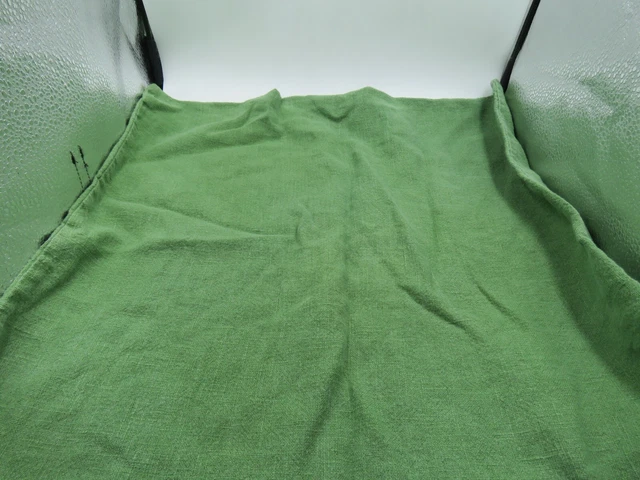 Ikea VIGDIS 20x20 Cushion Cover 100% Ramie Throw Pillow Hidden Zip Green Case