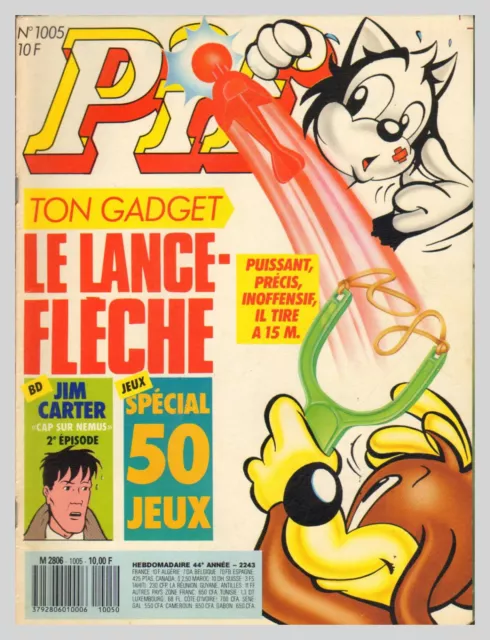 PIF GADGET  N°1005 AVEC BD+ SANS GADGET SANS  TéLé POSTER BE+