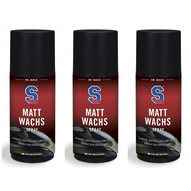 3x S100 Dr. Wack spray cera opaca 250 ml 2460