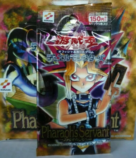 Yugioh Pharaoh's Servant Booster Japanese U.rare Sealed Pack Unopened Japan X1