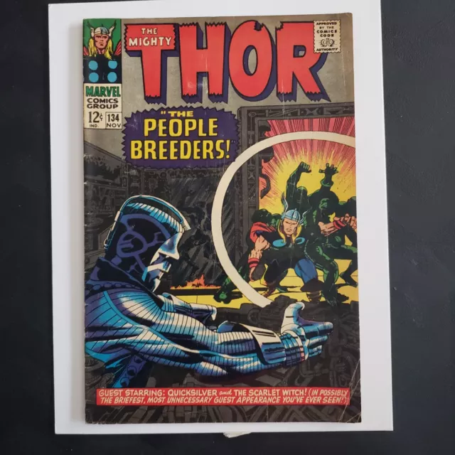 Mighty Thor #134 Vol. 1 (1966) Marvel comics 1st App. of the High Evolutionary.
