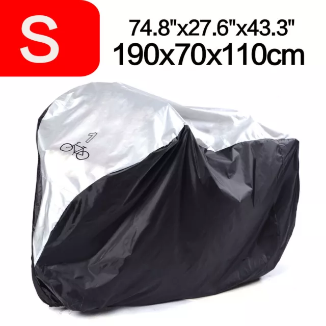 Waterproof Bicycle Cover Dust UV Outdoor Storage Mountain Bike Protector Small