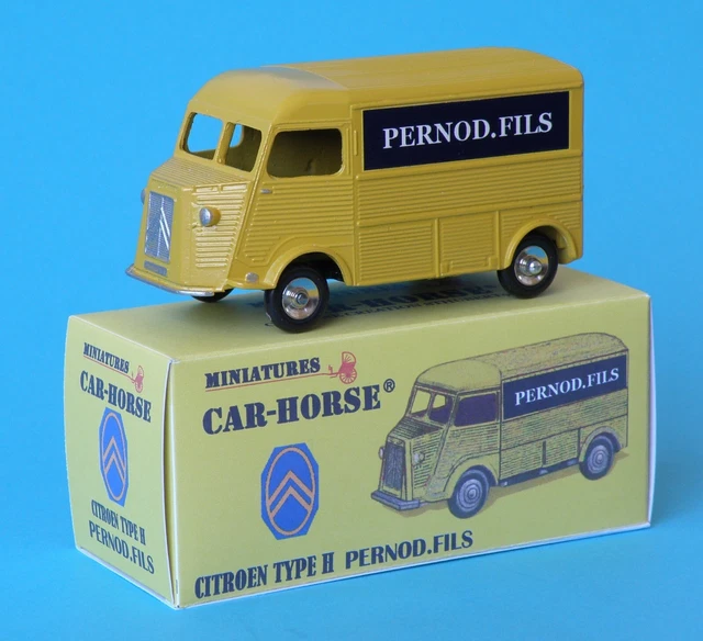 Citroën Type H Salza – Car-Horse Tour De France – Miniature Dinky Style CIJ JRD – Neuve