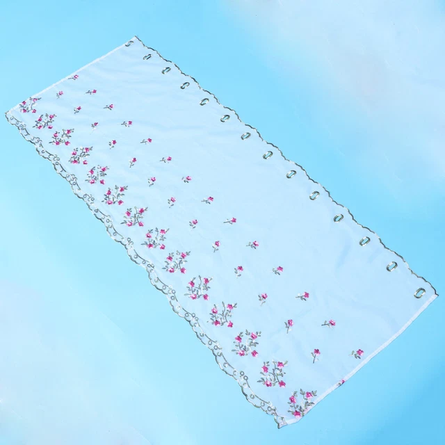 1 pezzo tenda corta pastorale pizzo ricamato finestra tenda poliestere Lic
