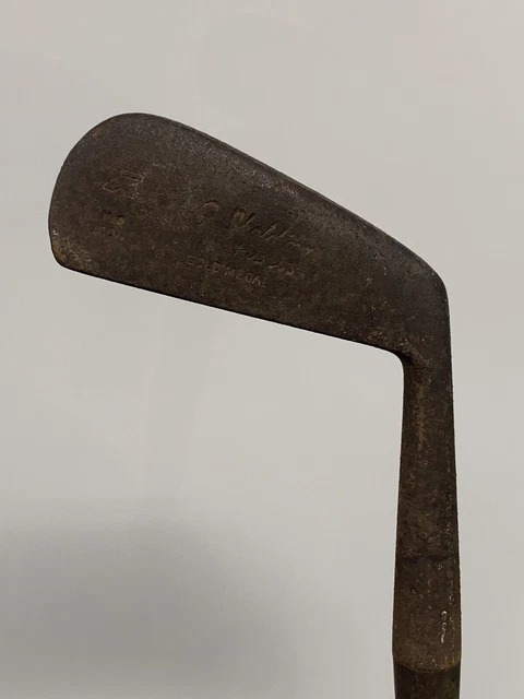 AG Spalding Bros M2 Forged Mid Iron Regular Hickory Shaft Unbranded Grip