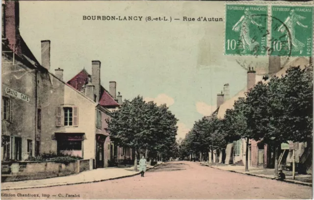 CPA AK Bourbon-Lancy Rue d'Autun FRANCE (1174509)