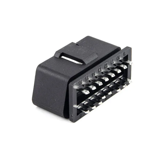 Car Connector 12V 16 Pin Male Plug Diagnostic Tool Terminal Connection P#w#