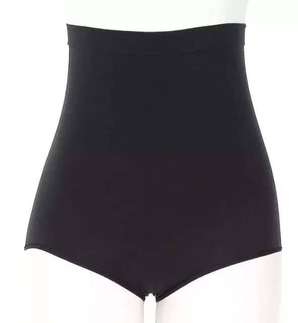 Spanx S1053 Higher Power Shaper Black High Waist Panties Women's Size XL