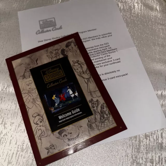 2012-13 Disney Studios Collector Cards Set w/D23 Exclusives