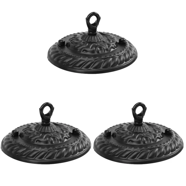 3 Pack Chandelier Shade Hook Black Accent Decor Light Fixtures Lampshade