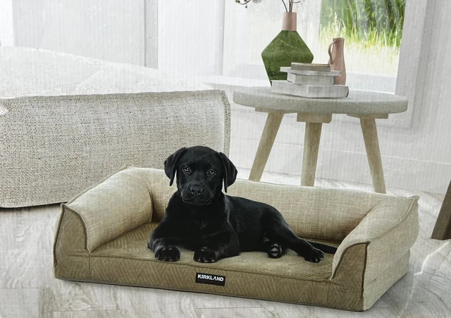 Jumbo Orthopedic Dog Bed Extra Large Pet Dog Bolster Sofa Bed Removable Cover 2