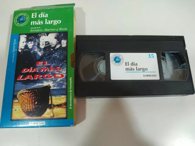 EL DIA MAS LARGO ANNAKIN MARTON WICKI - VHS Cinta Español