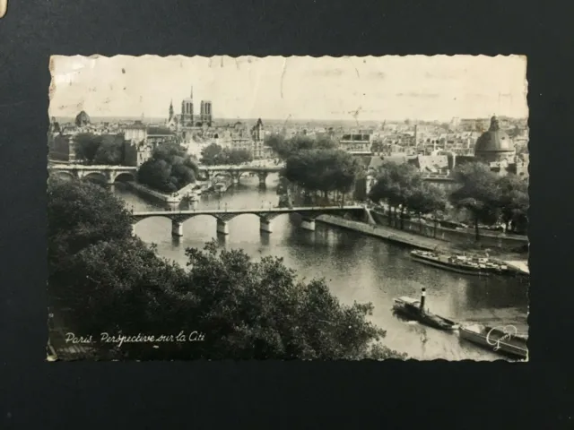1950 PARIS Old Postcard - Perspective de la Cité