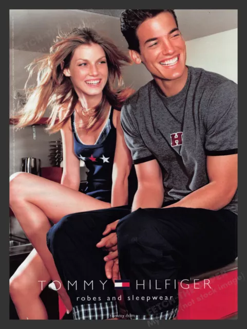 Tommy Hilfiger Robes & Sleepwear Clothing 2000 Print Advertisement Ad