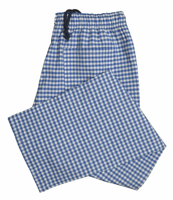 New Check Chef Trouser 100% Cotton  three pocket catering Chefs Check Trouser UK