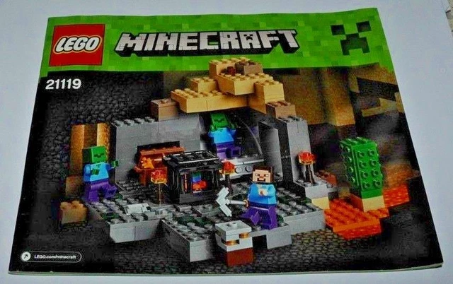 RETIRED LEGO MINECRAFT 21119 The Dungeon Complete with