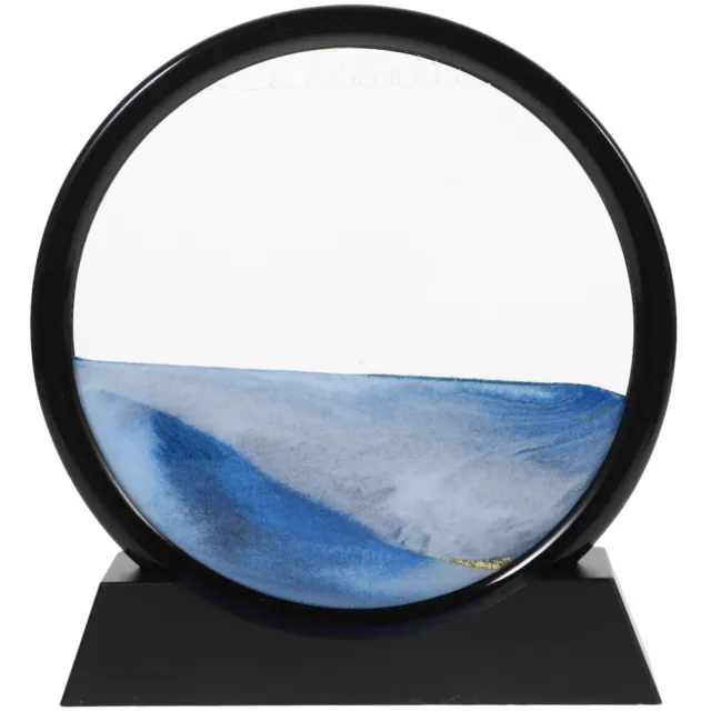 3D Quicksand Painting Moving Sand Art Picture Hourglass Deep Sea Sandscape Glass
