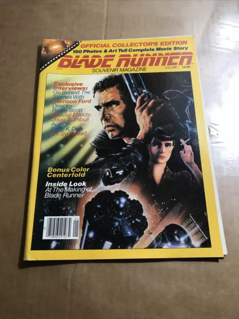 Blade runner Souvenir magazine volume 1 Harrison Ford