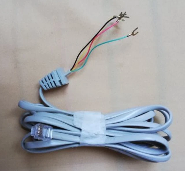 Cavo Prolunga Telefono Rj11 - 2 Metri Bianco, Connettore 6P2C Cavo Satinato Bianco Per Telefoni - Foto 2