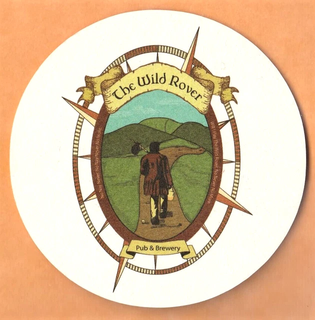 Wild Rover Pub & Brewery Beer Coaster Tampa FL