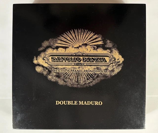 Honduras Double MADURO Sancho Panza Escudero Wood Cigar Box - No Cigars.    ii
