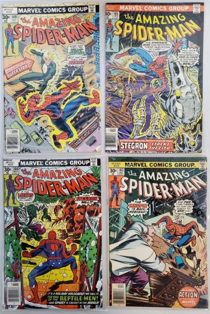 E-518 Vintage 70'S Marvel Comic Grab Bag - 4 Pack Of The Amazing Spider-Man! #5