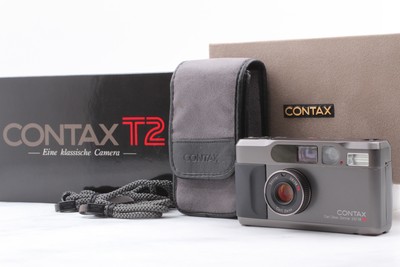 Bracelet】Contax T2 D Titan Argent 35mm Point & Shoot Film Caméra Contax 【 N Mint Avec 
