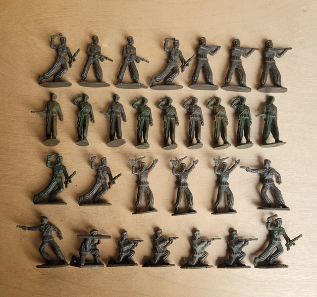 FIGURINE STARLUX RARE : Militaire bleu, soldat, vintage EUR 19,80