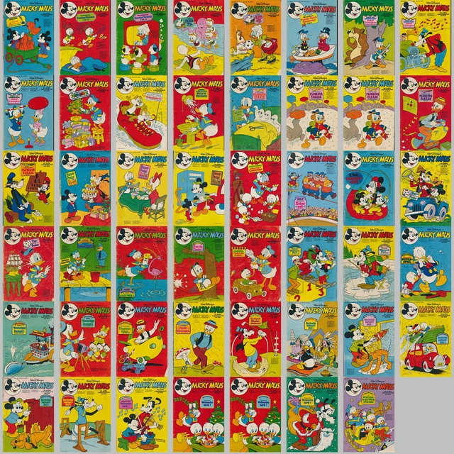 47 alte Micky Maus Hefte Jahrgang 1977 - 1979 (MM Ko 02)