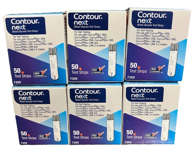 Contour Next Teststreifen – 300 Stück, Für Präzise Blutzuckermessung