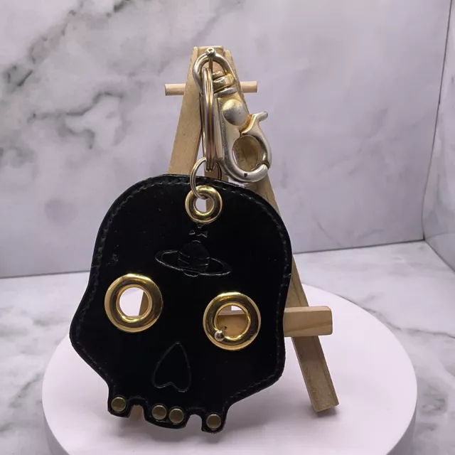 VIVIENNE WESTWOOD VERY Rare Skull Keyring bag Charm. Vintage Piece
