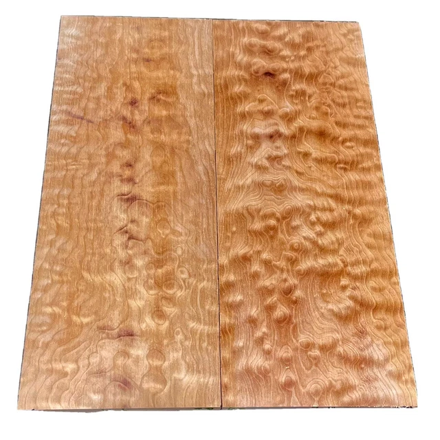 Quilt Figured Maple 2 piece Top 19”x7”x 5/16" (14”overall) Quilteddrop