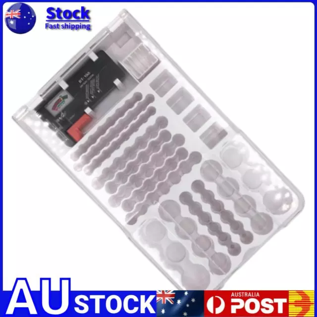 Battery Storage Organizer and Case with Tester Holds 93 Batteries Battery Holder