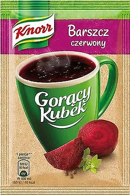(71,43 EUR/kg) Knorr Goracy Kubek Barszcz Borschtsch 14g