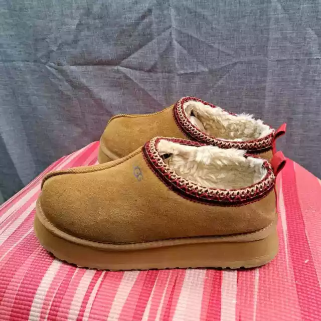 UGG TAZZ AUSTRALIA Sheepskin Women's Boots Slippers Suede Size 11 $140. ...