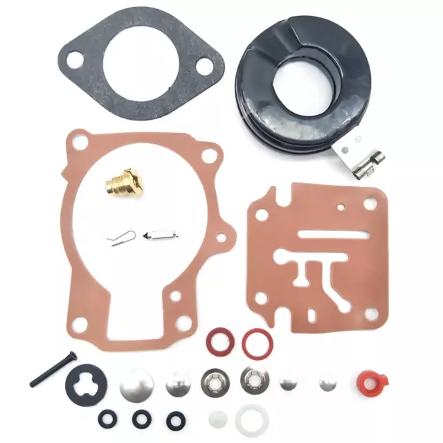 Carburetor Carb Rebuild Repair Kit with Float Adapted parts For Johnson Evinrude