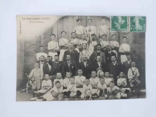 Carte postale ancienne, la patriote de Lezoux, Puy de dôme,63