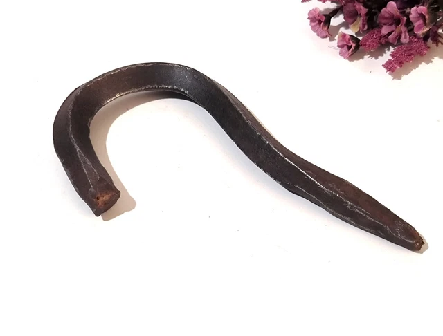Antique Butcher Hook, Primitive Hanger, Meat Hanger butcher meat hook, primitive