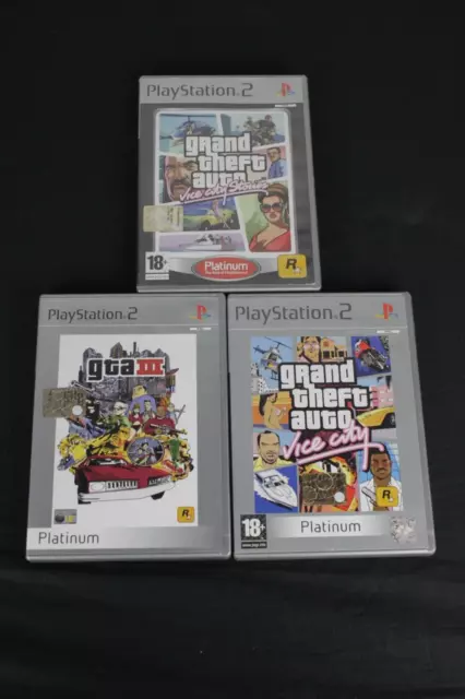 Grand Theft Auto Iii 3 Vice City E Stories Gta Sony Ps2 Pal Ita Playstation 2