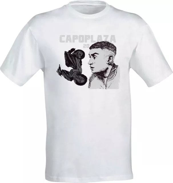 Maglietta uomo T-SHIRT CAPOPLAZA v.2 italian rapper maglia tshirt capo plaza