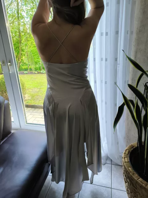 Unique Festkleid Gr M 100% Seide