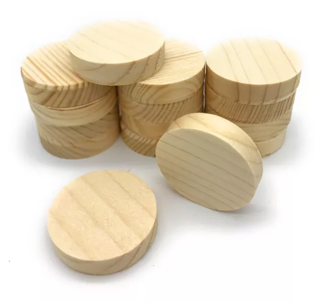 Querholzplättchen Fichte 40 mm Durchmesser Konusplättchen 15 stk. Holzplättchen
