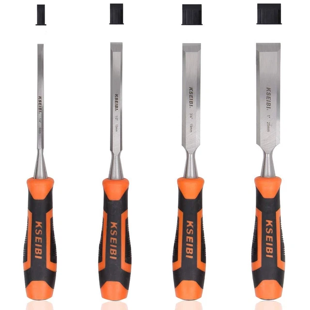 312130 Wood Chisel Sets Professional, Premium Chrome Manganese Blades New