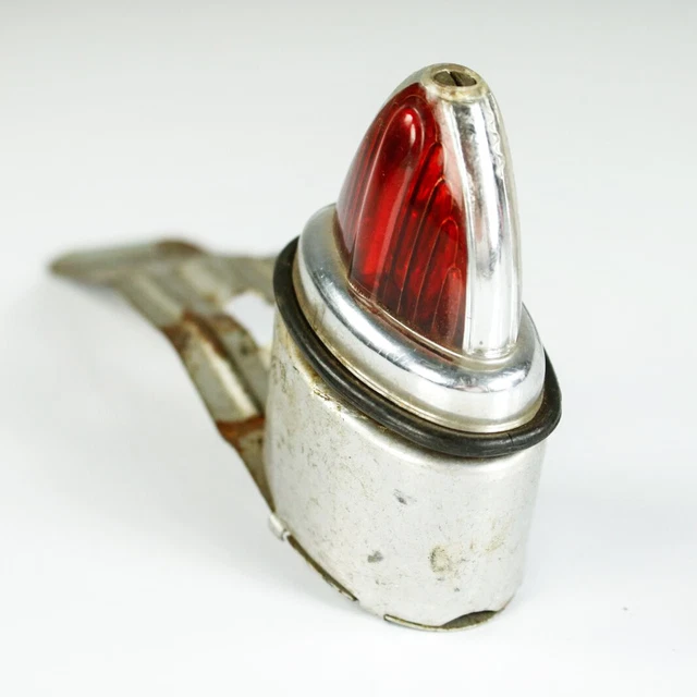 OLDTIMER MOTORRAD RÜCKLICHT Hella rot & weiß Moped Vintage spitz alt ...