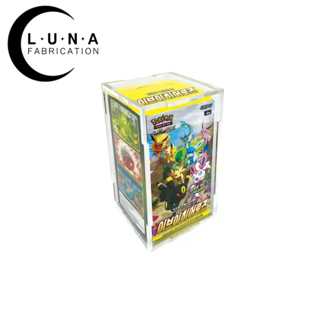 Acrylic Display Case for Korean Pokemon TCG Booster Box
