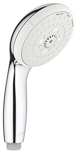 (TG. 3 Getti) Grohe 28261002 Manopola Doccia a 3 Getti Tempesta, Cromo - NUOVO